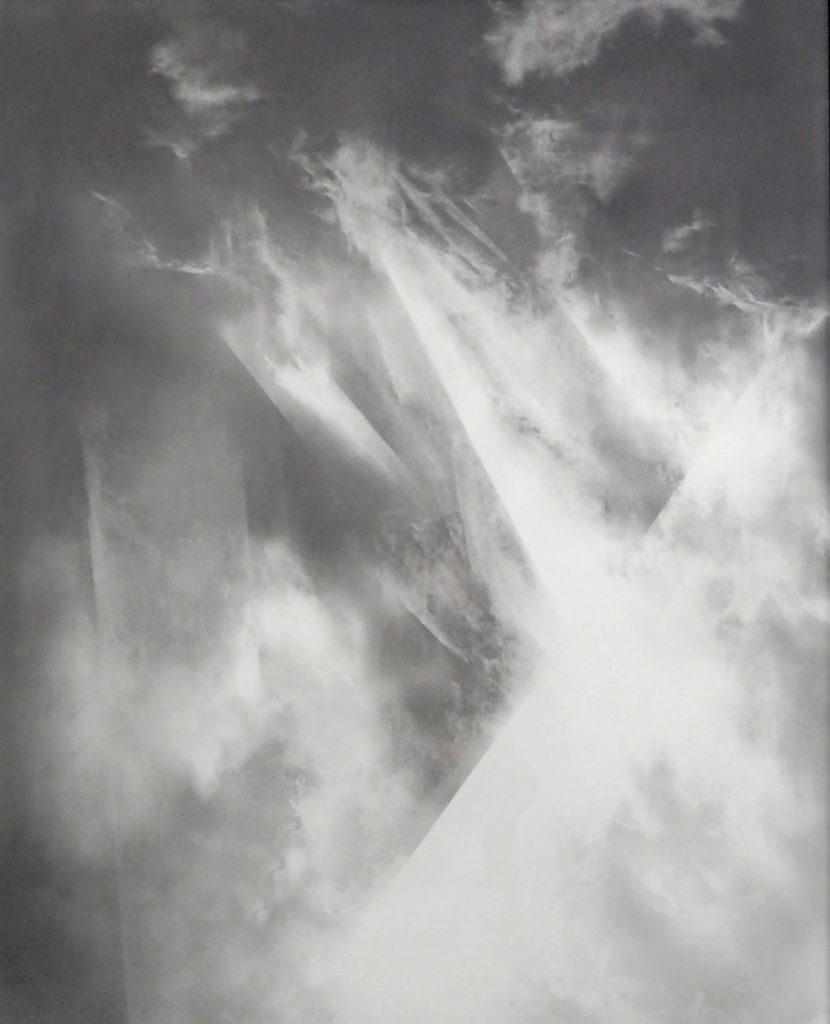 Angélique Lecaille, Le ciel de Lorenz, 2015, dessin à la mine de plomb, 148 x 121 cm