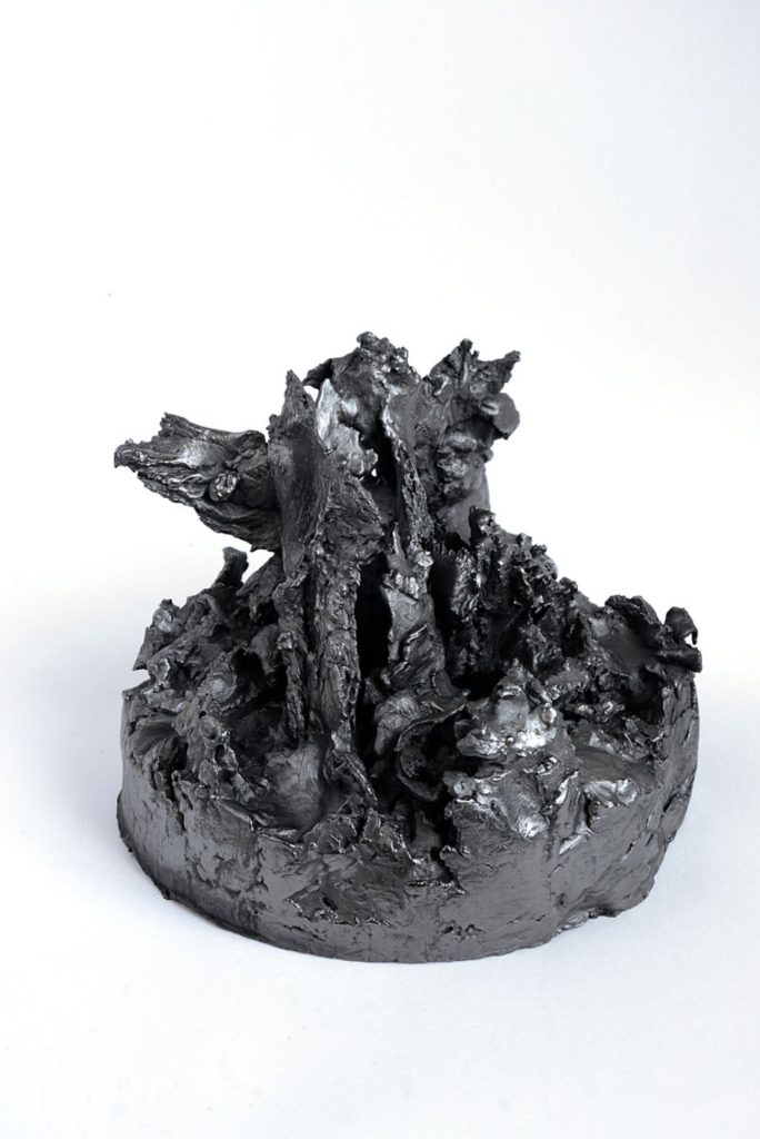 Angélique Lecaille, 'The far landscape', 2012-2014. Terre et mine de plomb, globe en verre soufflé, dimensions variables