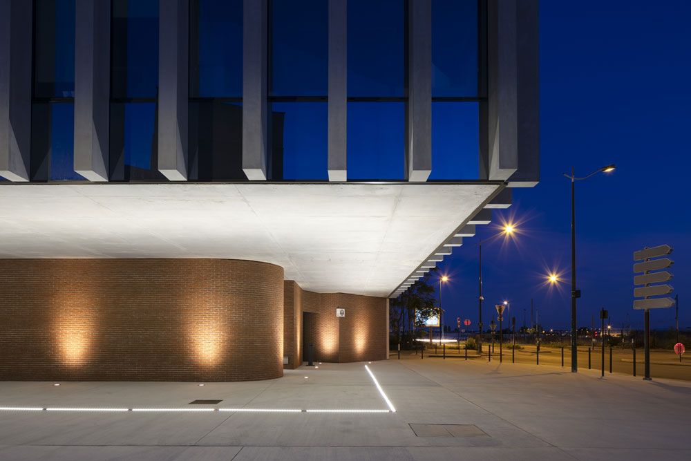 Le bâtiment Zero Newton, Île de Nantes